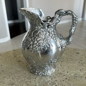 Arthur Court Grape Aluminum Pitcher
